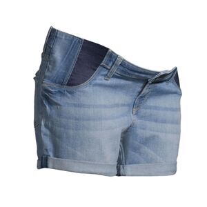 Planet Motherhood Maternity Women's Shorts with Side Panel- Medium